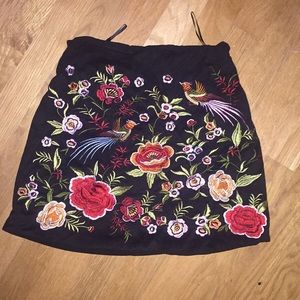 floral skirt